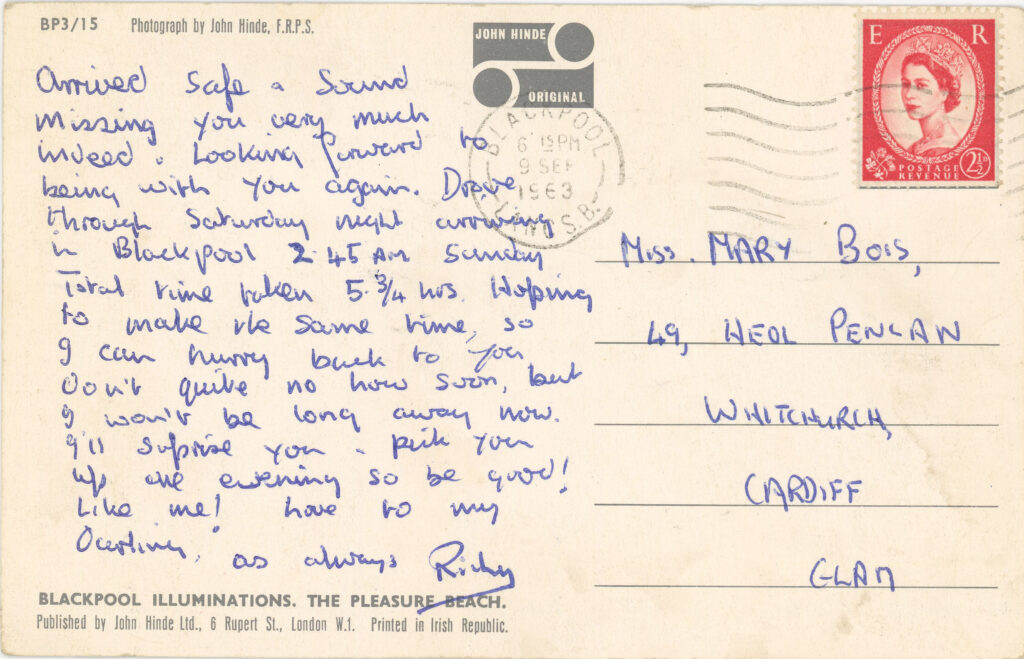 A card from Blackpool