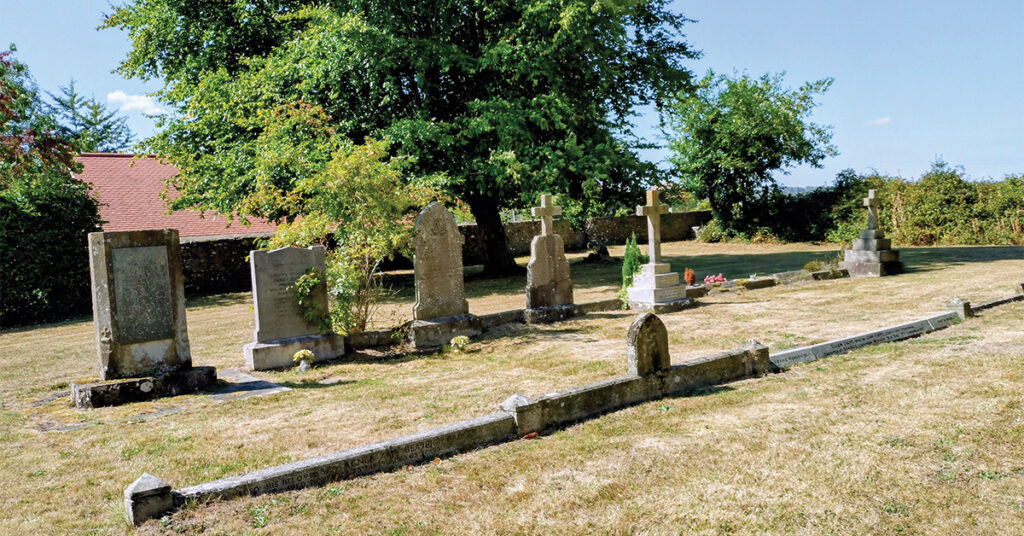 the Kemeys plot at St Andrew's
