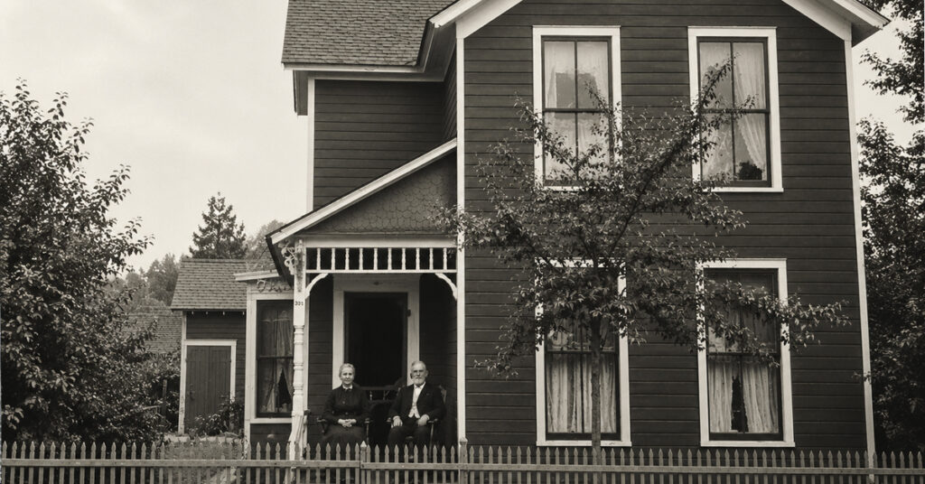 Mary and Evan at home
