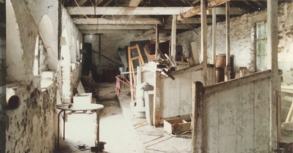 Former cow sheds at Lodge Farm